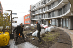 A-Garden aan het werk